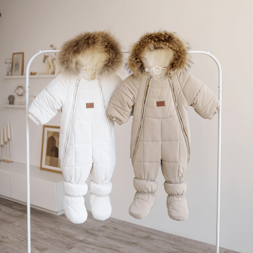 Комбинезон детский зимний Kid's Fantasy Snowberry 6 - 18 мес Песочный 10202