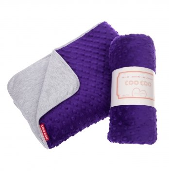 Теплое детское одеяло, COO COO, пурпурное, Соо14