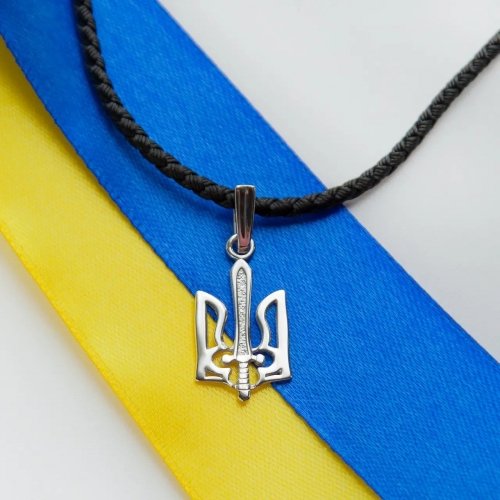 Серебряный кулон UD Kashtan Герб Украины ВС-038Р