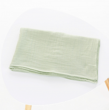 Муслиновая пеленка для детей ELA Textile&Toys Однотон Муслин Светло-зеленый 100х80 см MD002LG