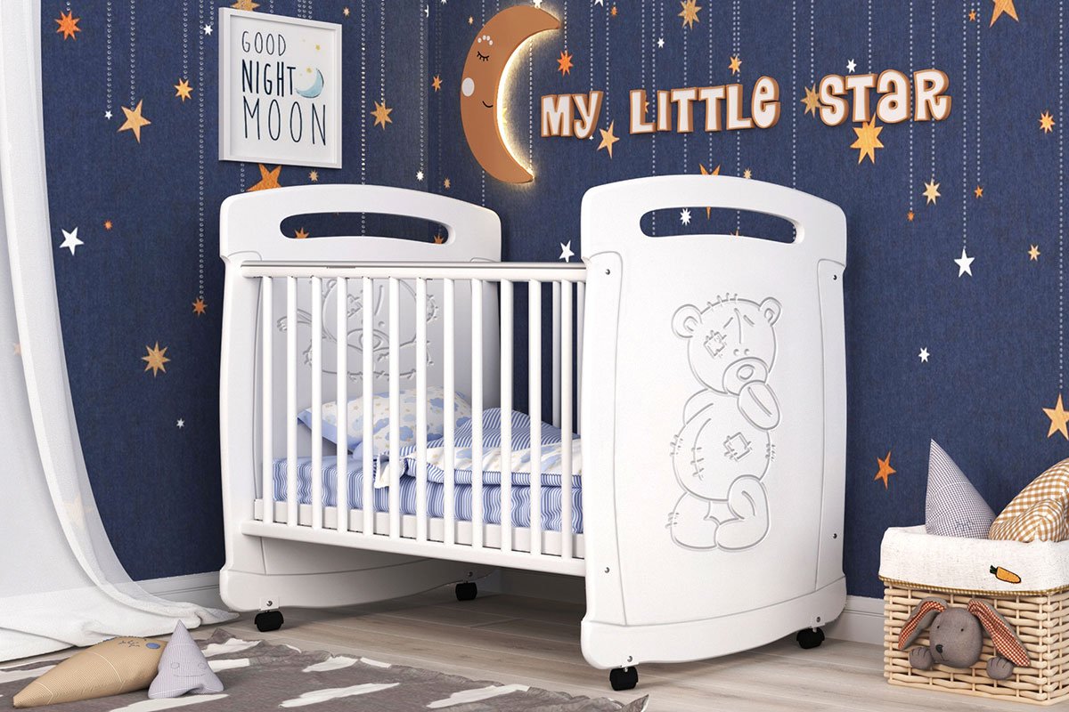 Детская кроватка СидиМ Тедди Baby Cot Teddy Детская кроватка СидиМ Тедди Baby Cot Teddy