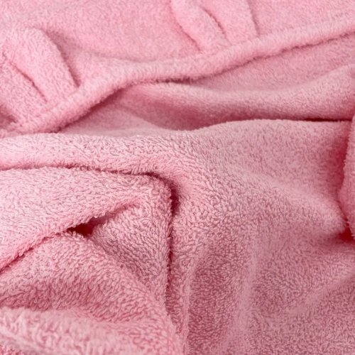 Махровое полотенце с уголком Oh My Kids Розовый TOW-1067