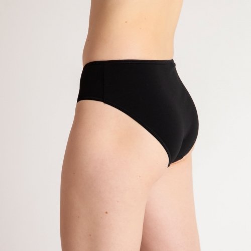 Трусы женские классические Alles Soft Cotton Черный 2 шт