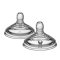 Соска для бутылочки силиконовая 2 шт Tommee Tippee Closer to Nature 6m+ Быстрый поток TT0195
