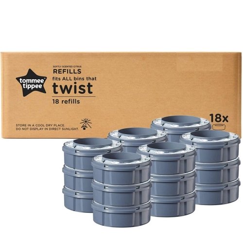 Кассета сменная Tommee Tippee Twist & Click для накопителя подгузников 18 шт TT0285