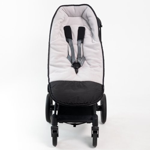 Зимний конверт в прогулочную коляску на флисе ДоРечі Trend Черный 1842F