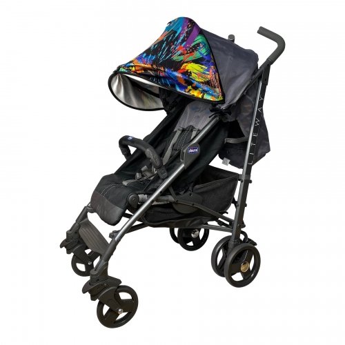 Солнцезащитный козырек на коляску ДоРечі Twin Shade Краски Черный 1848F