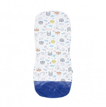 Матрасик в коляску Twins Velvet Dark blue Синий 87х39 см 8910-BTVel-09