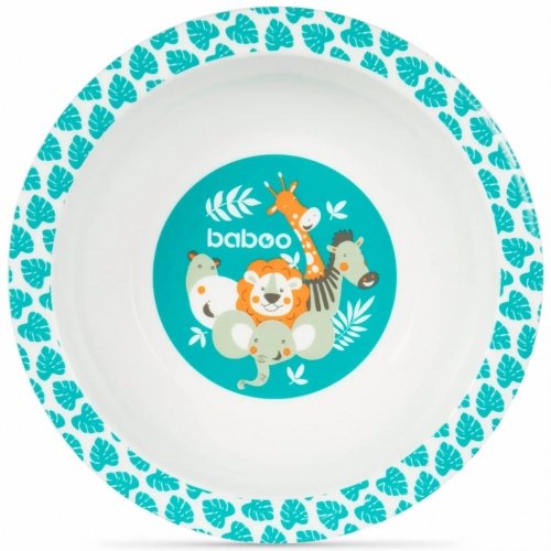 Детская тарелка Baboo Safari 6+ мес Голубой 90425