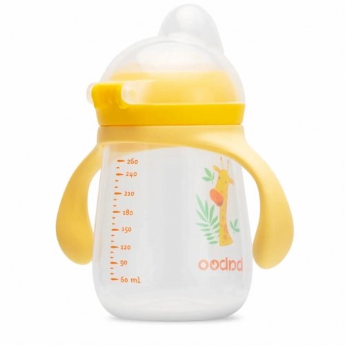 Чашка непроливайка Baboo Safari 6+ мес 260 мл Желтый 90439
