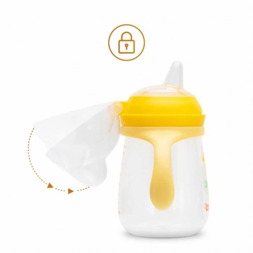 Чашка непроливайка Baboo Safari 6+ мес 260 мл Желтый 90439
