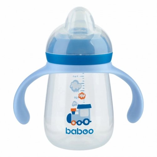 Чашка непроливайка Baboo Transport 6+ мес 260 мл Синий 90440