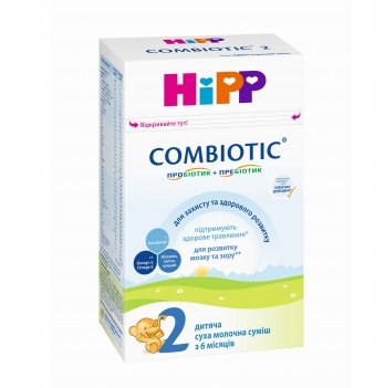 Детская молочная смесь Hipp Combiotic 2 от 6 месяцев 500 г 2440