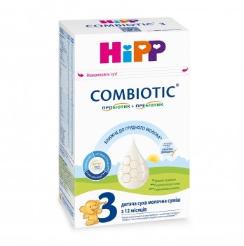 Детская молочная смесь Hipp Combiotic 3 от 12 месяцев 500 г 2445