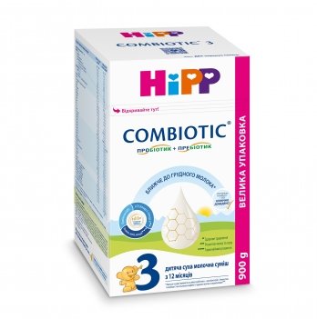 Детская молочная смесь Hipp Combiotic 3 от 12 месяцев 900 г 2446