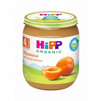 Детское пюре органическое фруктовое HiPP Абрикос 125 г 4212