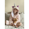 Махровый халат для детей Sasha Unicorn 7 - 10 лет Махра Розовый 4406/1