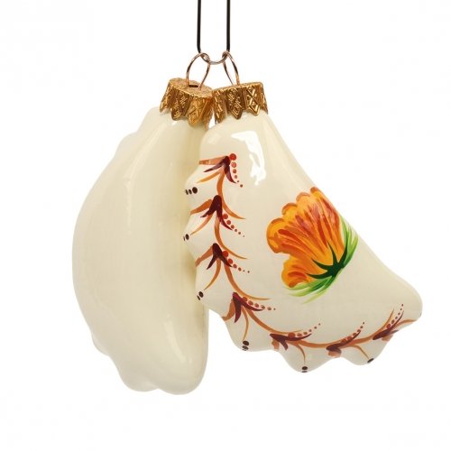 Елочная игрушка набор 2 шт Rizdviani Istorii Украинские истории Вареники з грибами 8 см 4820001248692