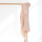 Детское полотенце уголок махровое ELA Textile&Toys Ушки Махра Бежевый 100х100 см HT002BGR