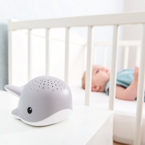 Музыкальный ночник проектор для новорожденных Zazu Кит Серый ZA-WALLY-01