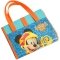 Пляжная сумка-коврик с надувным подголовником, Микки и веселые гонки (Mickey Roadster Racers) голубой, 75x150 см 