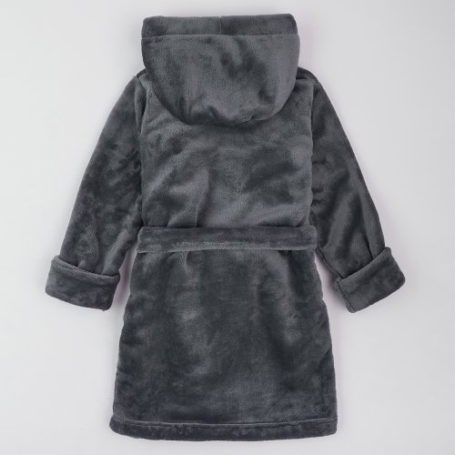 Махровый халат для детей ЛяЛя 5 - 17 лет Велсофт Графитовый 16МХ102_5-55