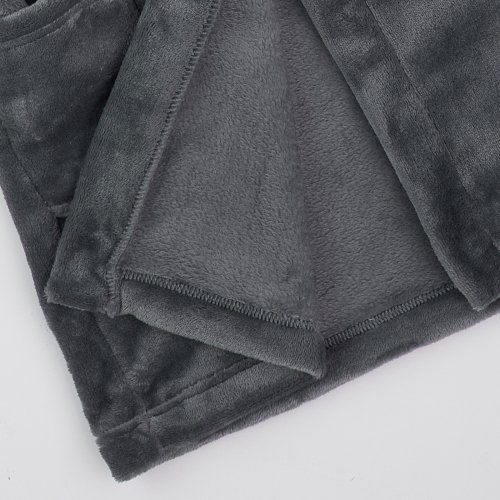 Махровый халат для детей ЛяЛя 5 - 17 лет Велсофт Графитовый 16МХ102_5-55