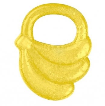 Прорезыватель охлаждающий гелевый, BabyOno „Банан” желтый