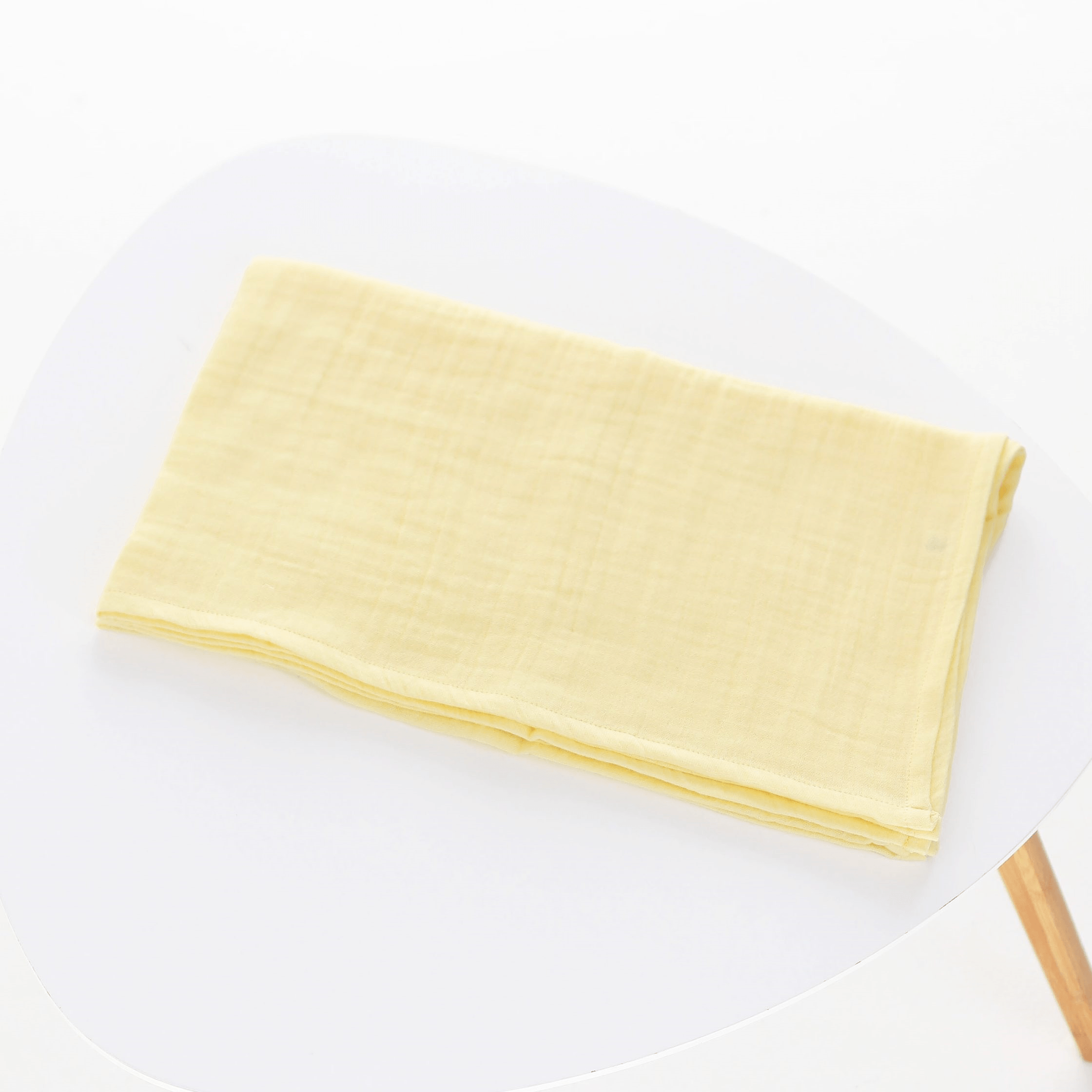 Муслиновая пеленка для детей ELA Textile&Toys Однотон Муслин Желтый 100х80 см MD002YL Муслиновая пеленка для детей ELA Textile&Toys Однотон Муслин Желтый 100х80 см MD002YL