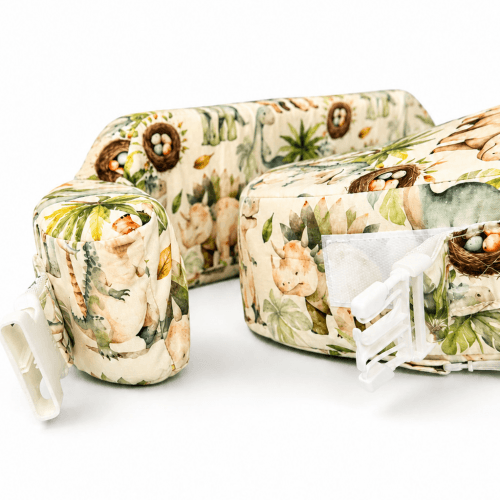 Сменный чехол на ортопедическую подушку для кормления Feeding Pillow Дино 152-56-12