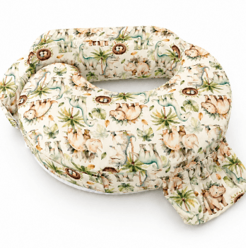 Сменный чехол на ортопедическую подушку для кормления Feeding Pillow Дино 152-56-12