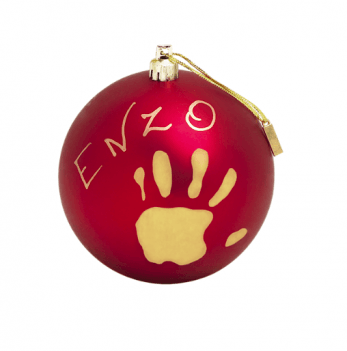 Набор для создания отпечатка Baby Art Рождественский шар Красный 34120153