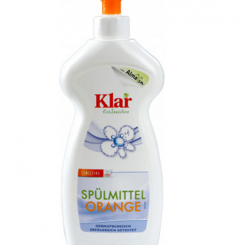 Органическое средство для мытья посуды Klar апельсин 1,5 л