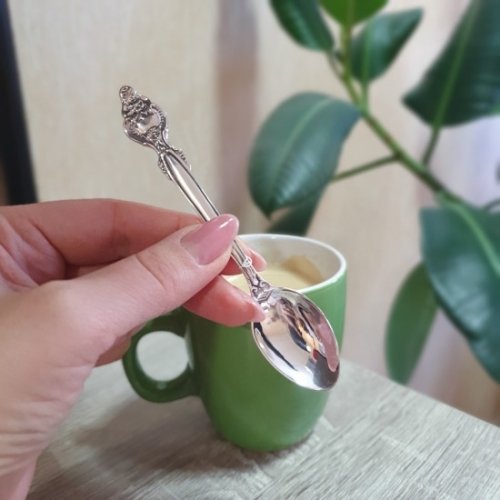 Серебряная ложка на первый зуб UD Kashtan СТ-01Ч