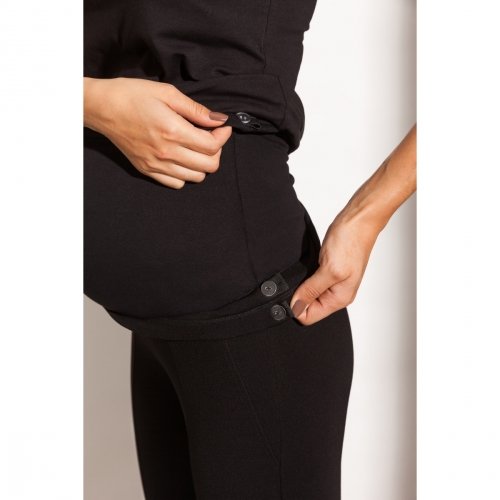 Штаны для беременных с начесом Юла Мама Esme Черный TR-33.041