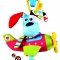 Музыкальная подвеска Yookidoo 70633 Собачка пилот