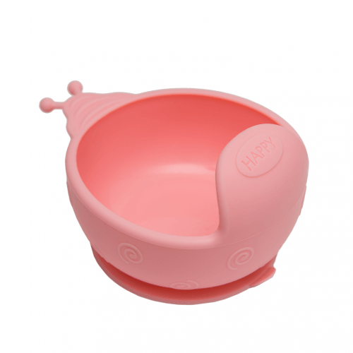 Силиконовая посуда для кормления детей Kinderenok набор Розовый 250220
