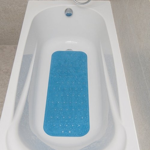 Антискользящий коврик в ванную Kinderenok XXL 98х36 см Синий 71114_003