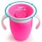 Чашка непроливайка Munchkin Miracle 360 с крышкой 207 мл Розовый 051855