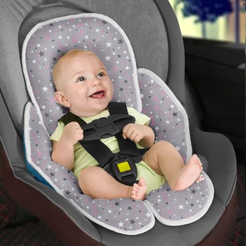Матрасик в коляску и автокресло Ontario Baby Baby Protect Flanel Васильковый ART-0000399
