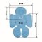 Матрасик в коляску и автокресло Ontario Baby Baby Protect Flanel Голубой ART-0000398