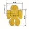 Матрасик в коляску и автокресло Ontario Baby Baby Protect Flanel Желтый ART-0000397