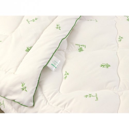 Демисезонное одеяло двуспальное Руно Bamboo Style 172х205 см Белый 316.52_Bamboo Style_demi