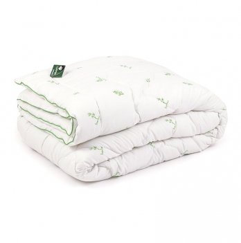 Зимнее одеяло односпальное Руно Bamboo Style 140х205 см Белый 321.52_Bamboo Style