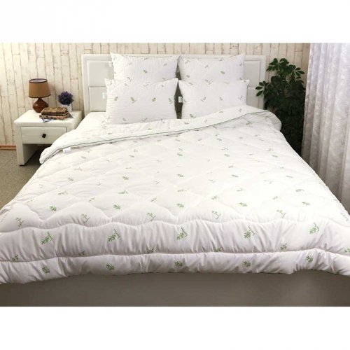 Демисезонное одеяло односпальное Руно Bamboo Style 140х205 см Белый 321.52_Bamboo Style_demi