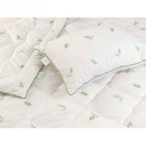 Одеяло зимнее полуторное и подушка для сна 2 шт Руно Bamboo Style Белый 172.52_Bamboo Style