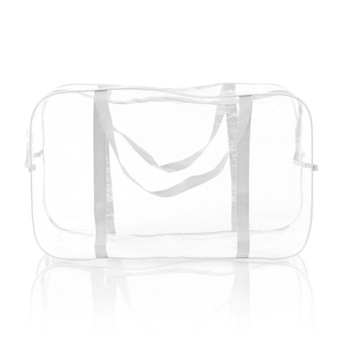 Прозрачная сумка в роддом XL Сумочка 55х34х18 см Белый 3xl1