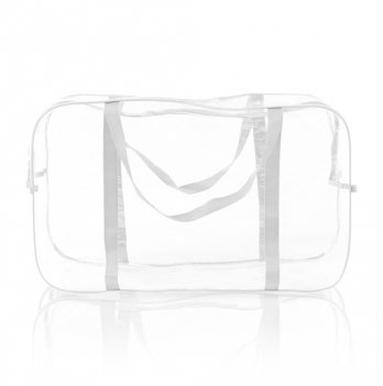 Прозрачная сумка в роддом XL Сумочка 55х34х18 см Белый 3xl1