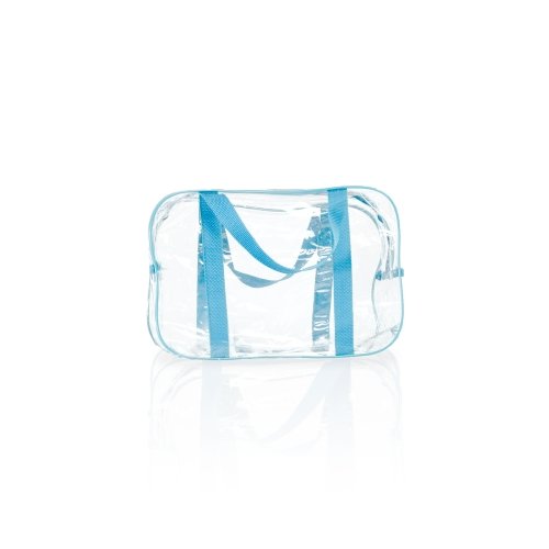 Прозрачная сумка в роддом S Сумочка 31х21х14 см Голубой 1s2
