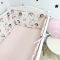 Бортики в кроватку Oh My Kids Феечки Ранфорс Розовый БЗ-096-Х
